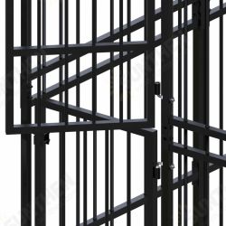 Outdoor Dog Kennel Steel 148.8 ft² Outdoor Dog Kennel Steel 148.8 ft²