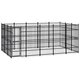 Outdoor Dog Kennel Steel 148.8 ft² Outdoor Dog Kennel Steel 148.8 ft²