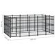 Outdoor Dog Kennel Steel 148.8 ft² Outdoor Dog Kennel Steel 148.8 ft²