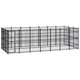 Outdoor Dog Kennel Steel 208.3 ft²