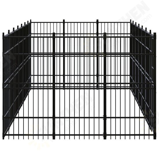 Outdoor Dog Kennel Steel 208.3 ft² Outdoor Dog Kennel Steel 208.3 ft²