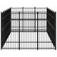 Outdoor Dog Kennel Steel 208.3 ft²