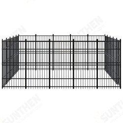 Outdoor Dog Kennel Steel 248 ft² Outdoor Dog Kennel Steel 248 ft²