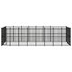 Outdoor Dog Kennel Steel 317.4 ft²