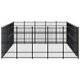 Outdoor Dog Kennel Steel 347.2 ft²