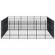 Outdoor Dog Kennel Steel 416.7 ft²