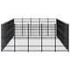 Outdoor Dog Kennel Steel 446.4 ft²