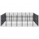 Outdoor Dog Kennel Steel 486.1 ft² Outdoor Dog Kennel Steel 486.1 ft²