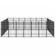 Outdoor Dog Kennel Steel 486.1 ft²