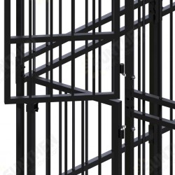 Outdoor Dog Kennel Steel 486.1 ft² Outdoor Dog Kennel Steel 486.1 ft²