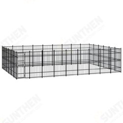 Outdoor Dog Kennel Steel 535.7 ft² Outdoor Dog Kennel Steel 535.7 ft²