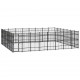 Outdoor Dog Kennel Steel 555.5 ft²