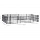 Outdoor Dog Kennel Steel 694.4 ft²