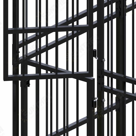 Outdoor Dog Kennel Steel 803.5 ft² Outdoor Dog Kennel Steel 803.5 ft²