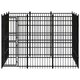Outdoor Dog Kennel Steel 89.2 ft²