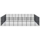 Outdoor Dog Kennel Steel 892.8 ft²