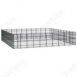 Outdoor Dog Kennel Steel 992 ft² Outdoor Dog Kennel Steel 992 ft²