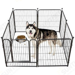 Dog Pen 8 Panels 40inch Height RV Dog Fence Outdoor Playpens Exercise Pen for Dogs Metal Protect Design Poles Foldable Barrier with Door Dog Pen 8 Panels 40inch Height RV Dog Fence Outdoor Playpens Exercise Pen for Dogs Metal Protect Design Poles Foldable Barrier with Door