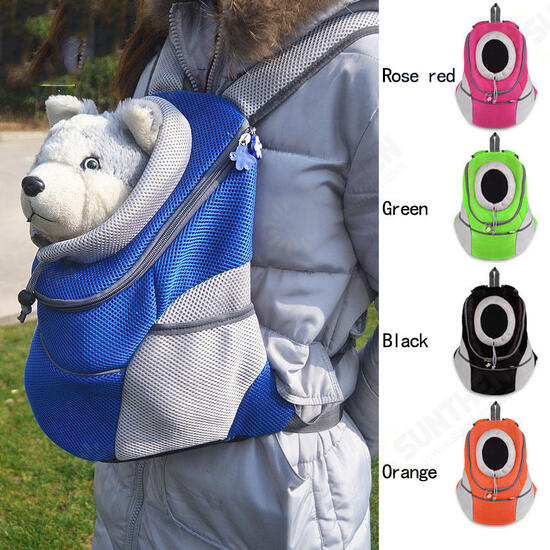 Pet Backpack Dog Bags Dog Carrier Pet Dog Front Bag Puppy Dog Portable Travel Bag Mesh Backpack