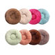 Pet Bed Comfortable Donut Cuddler Round Dog Kennel Ultra Soft Washable Dog and Cat Cushion Bed Winter Warm Sofa