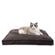 Pet Calming Bed Soft Warm Cat Dog House Small Large Washable Mat Detachable Puppy Supplies 120x120x12cm