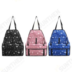 Pet Car Seat Travel Carrier Cage, Oxford Breathable Folding Soft Washable Travel Bags for Dogs Cats or Other Small Pet Pet Car Seat Travel Carrier Cage, Oxford Breathable Folding Soft Washable Travel Bags for Dogs Cats or Other Small Pet