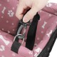 Pet Car Seat Travel Carrier Cage, Oxford Breathable Folding Soft Washable Travel Bags for Dogs Cats or Other Small Pet