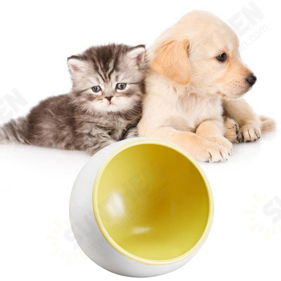 Pet Cartoon Ceramic Bowl Colorful Space Bowl Cat Dog Food Feeder Drink Bowl Pets Supplies Tool