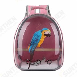 Pet Cat Parrot Bird Carrier Travel Breathable Transparent Space Capsule Backpack Pet Cat Parrot Bird Carrier Travel Breathable Transparent Space Capsule Backpack