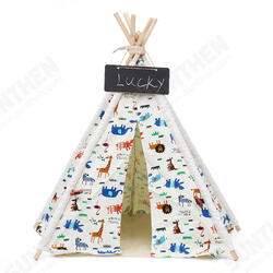 Pet Dog House Washable Tent Puppy Cat Indoor Outdoor Home Play Teepee Pet Bed Pet Dog House Washable Tent Puppy Cat Indoor Outdoor Home Play Teepee Pet Bed