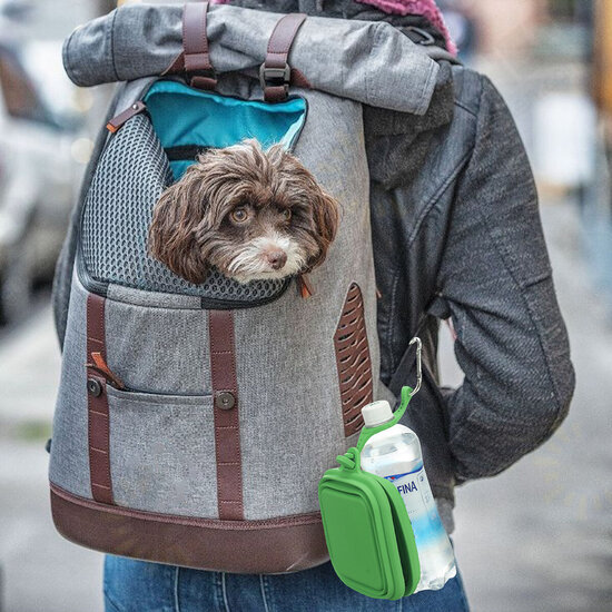 Pet Folding Bowl Dog Supplies Cat Puppy Foldable Carry Travel Feeder Drinking