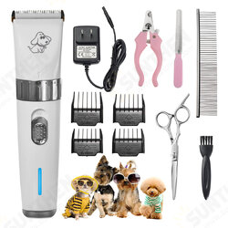 Pet Grooming Clippers,2 level speed adjustable Rechargeable Cordless Dog Grooming Clippers Kit Low Noise Electric Hair Trimming Clippers Set Small Medium Large Dogs Cats Animals Pet Grooming Clippers,2 level speed adjustable Rechargeable Cordless Dog Grooming Clippers Kit Low Noise Electric Hair Trimming Clippers Set Small Medium Large Dogs Cats Animals