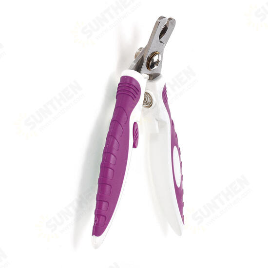 Pet Nail Clippers Stainless Steel Professional Trimmer For Dog Cat Grooming Tool