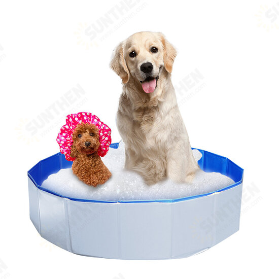 Pet Outdoor Swimming Pool Shower Foldable Pet Swimming Pool Easy Carry Dog Cat Pet Shower Swimming Pool