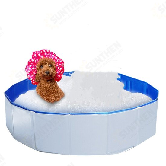 Pet Outdoor Swimming Pool Shower Foldable Pet Swimming Pool Easy Carry Dog Cat Pet Shower Swimming Pool