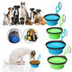 Pet Silica Gel Bowl Dog cat Collapsible Silicone Dow Bowl Candy Color Outdoor Travel Portable Puppy Food Container Feeder Dish Pet Silica Gel Bowl Dog cat Collapsible Silicone Dow Bowl Candy Color Outdoor Travel Portable Puppy Food Container Feeder Dish