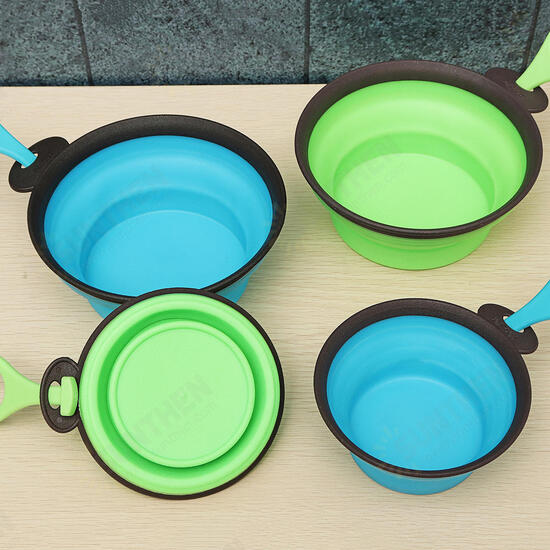 Pet Silica Gel Bowl Dog cat Collapsible Silicone Dow Bowl Candy Color Outdoor Travel Portable Puppy Food Container Feeder Dish Pet Silica Gel Bowl Dog cat Collapsible Silicone Dow Bowl Candy Color Outdoor Travel Portable Puppy Food Container Feeder Dish