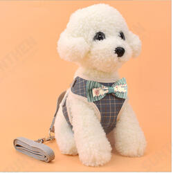 Pet Strap Leash Dog Small Dog Vest-Style Bow Evening Dress Chest Strap Dog And Cat Universal Dog Traction Rope Pet Strap Leash Dog Small Dog Vest-Style Bow Evening Dress Chest Strap Dog And Cat Universal Dog Traction Rope