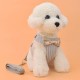 Pet Strap Leash Dog Small Dog Vest-Style Bow Evening Dress Chest Strap Dog And Cat Universal Dog Traction Rope