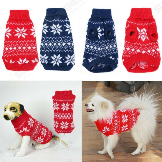 Pet Sweater Dog Clothes Cat Warm Christmas Decoration