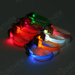 Pet collars Pet Dog Cat Waterproof LED Lights Flash Night Safety Nylon Collar Adjustable Pet collars Pet Dog Cat Waterproof LED Lights Flash Night Safety Nylon Collar Adjustable