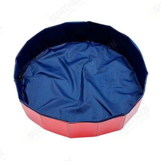 Portable Pet Bath Dog Swimming Pool Foldable Bath Cat Paddling Puppy Bathtub Decorations 80*20CM