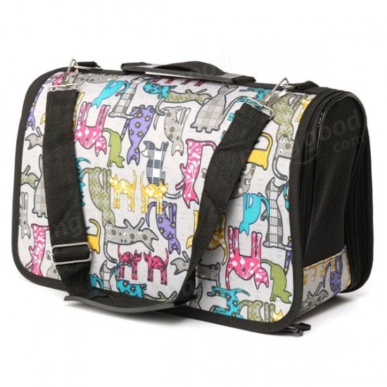 Portable Pet Puppy Dog Cat Carrying Bag Handle Single-shoulder Travel Carrier Box
