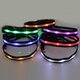 Size L Nylon Safety Flashing Glow Light LED Pet Dog Collar