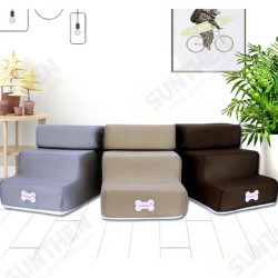 Small Pet Cat Dog 3 Steps Stairs Sofa Bed Breathable Anti-slip Climbing Ladder Small Pet Cat Dog 3 Steps Stairs Sofa Bed Breathable Anti-slip Climbing Ladder