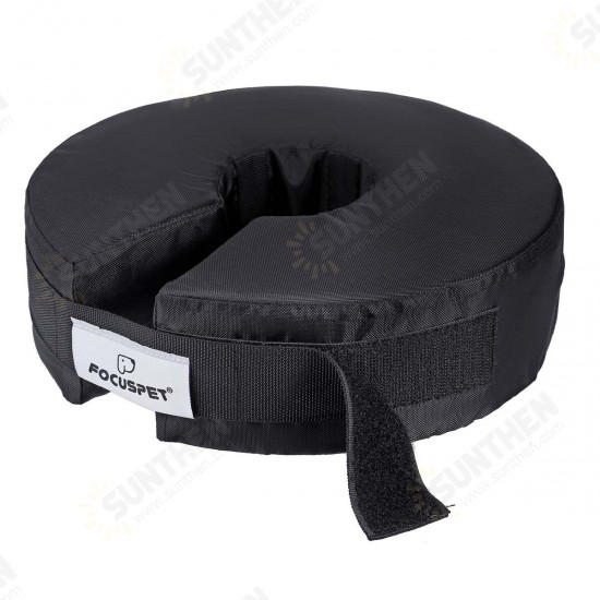 Soft Dog Cone Collar, Memory Foam Collar for Dogs and Cats, Adjustable Protective Cone Collar for Post Surgery with Removable Waterproof Cover to Prevent Pet Wounds and Rashes