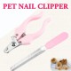 Stainless Steel Pet Nail Clipper Nail File Trimmer With Safety Guard For Dogs And Cats