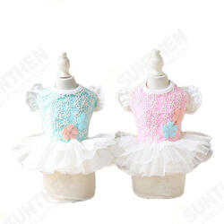 Summer Love Lace Bow Flower Dress Lace Cute Dog Pet Dress Pet Products Clothes For Dog Pet Dress Summer Love Lace Bow Flower Dress Lace Cute Dog Pet Dress Pet Products Clothes For Dog Pet Dress