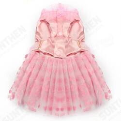 Summer Pet Dog Princess Dress Heart Lace Dog Cat Wedding Dress Summer Pet Dog Princess Dress Heart Lace Dog Cat Wedding Dress