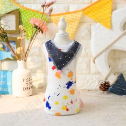 Summer Puppy Dog Cat Clothes Striped Scarf Vest Kitten Casual Sailor Pets Cute Clothes Vest T-Shirts Summer Puppy Dog Cat Clothes Striped Scarf Vest Kitten Casual Sailor Pets Cute Clothes Vest T-Shirts